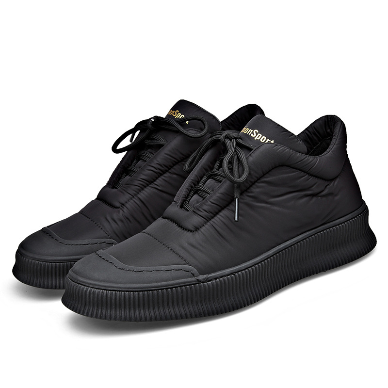 Men's Thickened Plush Casual Shoes Simple Casual Shoes